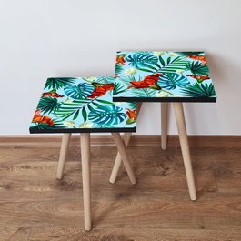 Hanah Home Juego de Mesas Nido Multicolor